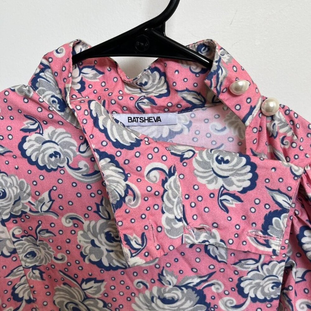 Batsheva pink lily house dress size 2/xs!